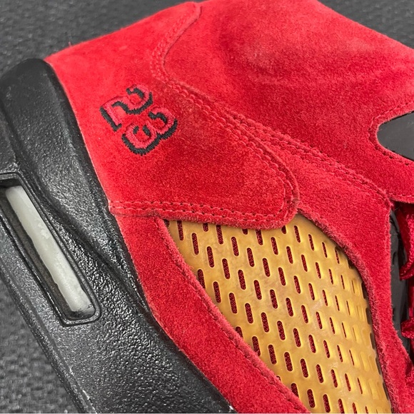 AIR JORDAN 5 RETRO " RAGING BULL" 2009 MEN’S SNEAKER SIZE 11 - Picture 5 of 9